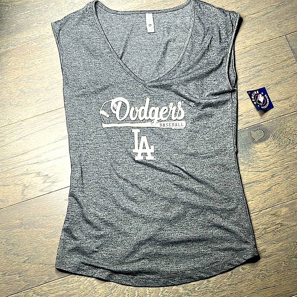 Dodgers Next Level Apparel NWT Grey Tee